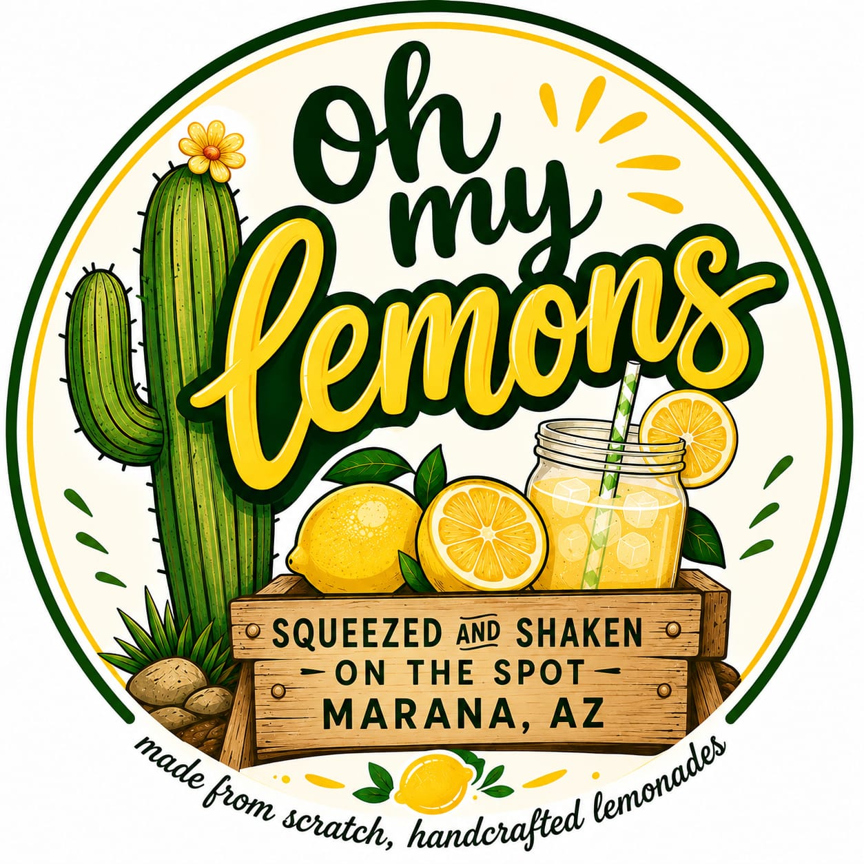 Oh My Lemons Arizona logo